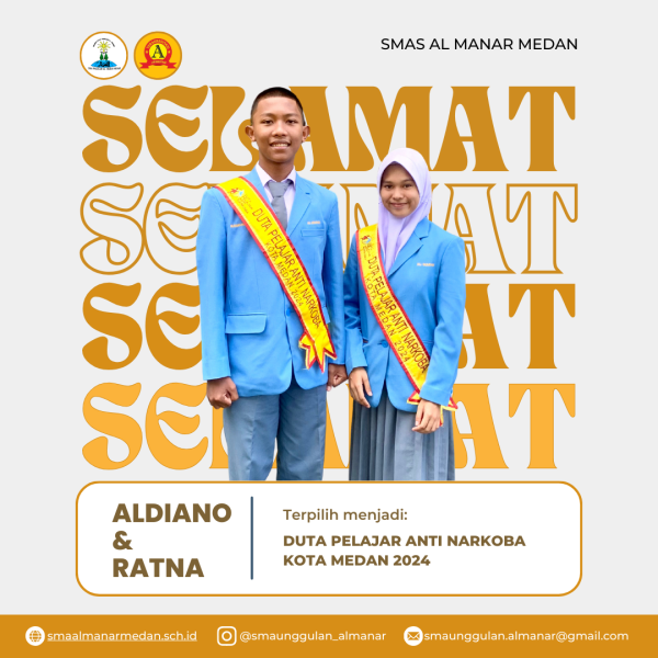 duta pelajar anti narkoba kota medan